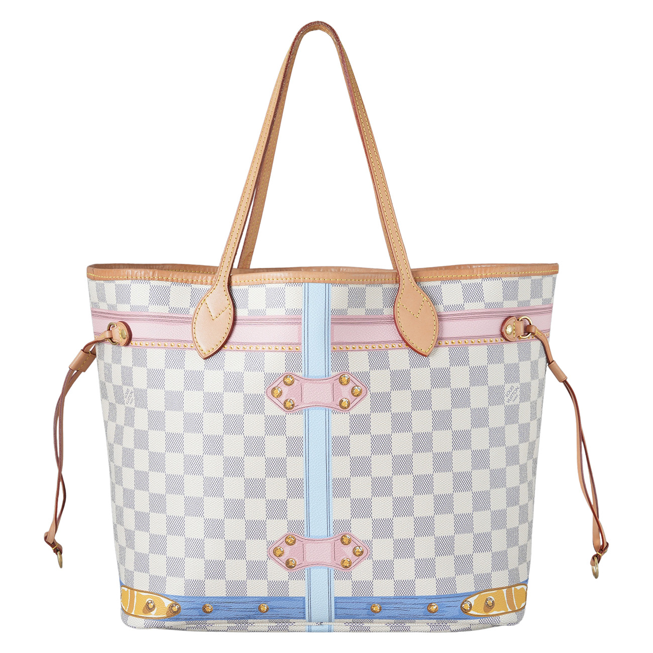 LOUIS VUITTON(USED)루이비통 다미에 아주르 트롱프 뢰유 네버풀 MM